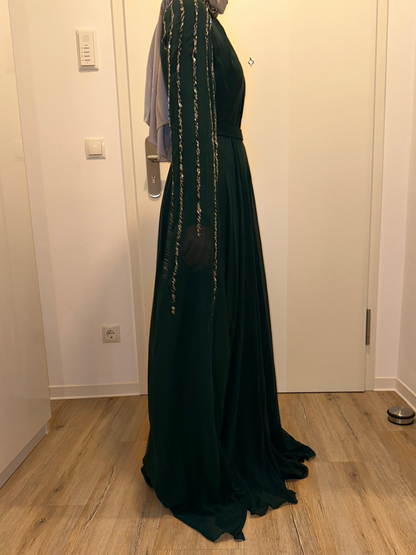 HÜRREM ABENDKLEID - GRÜN